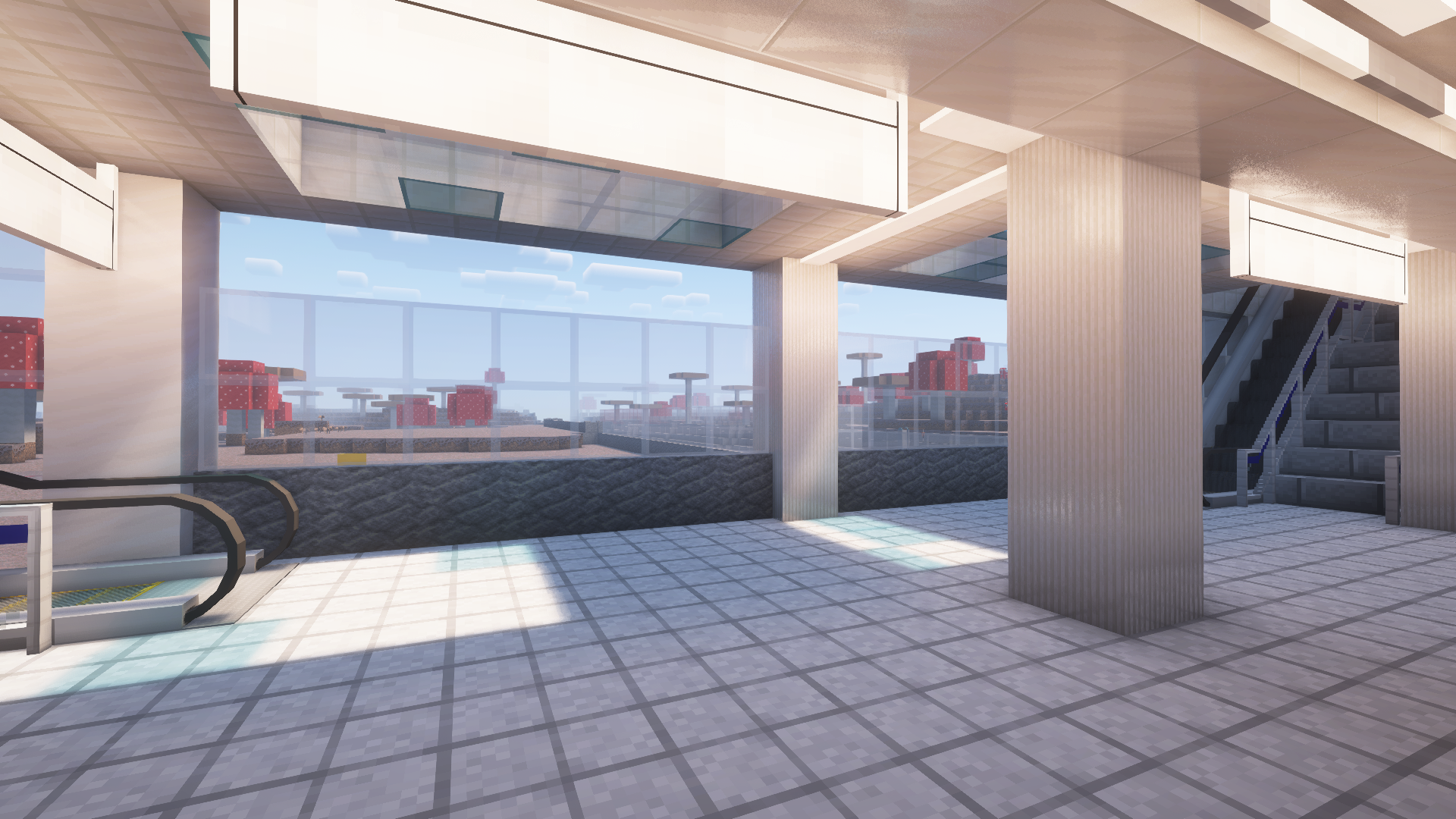 后面就是未来科里考斯交通新线的站台区域