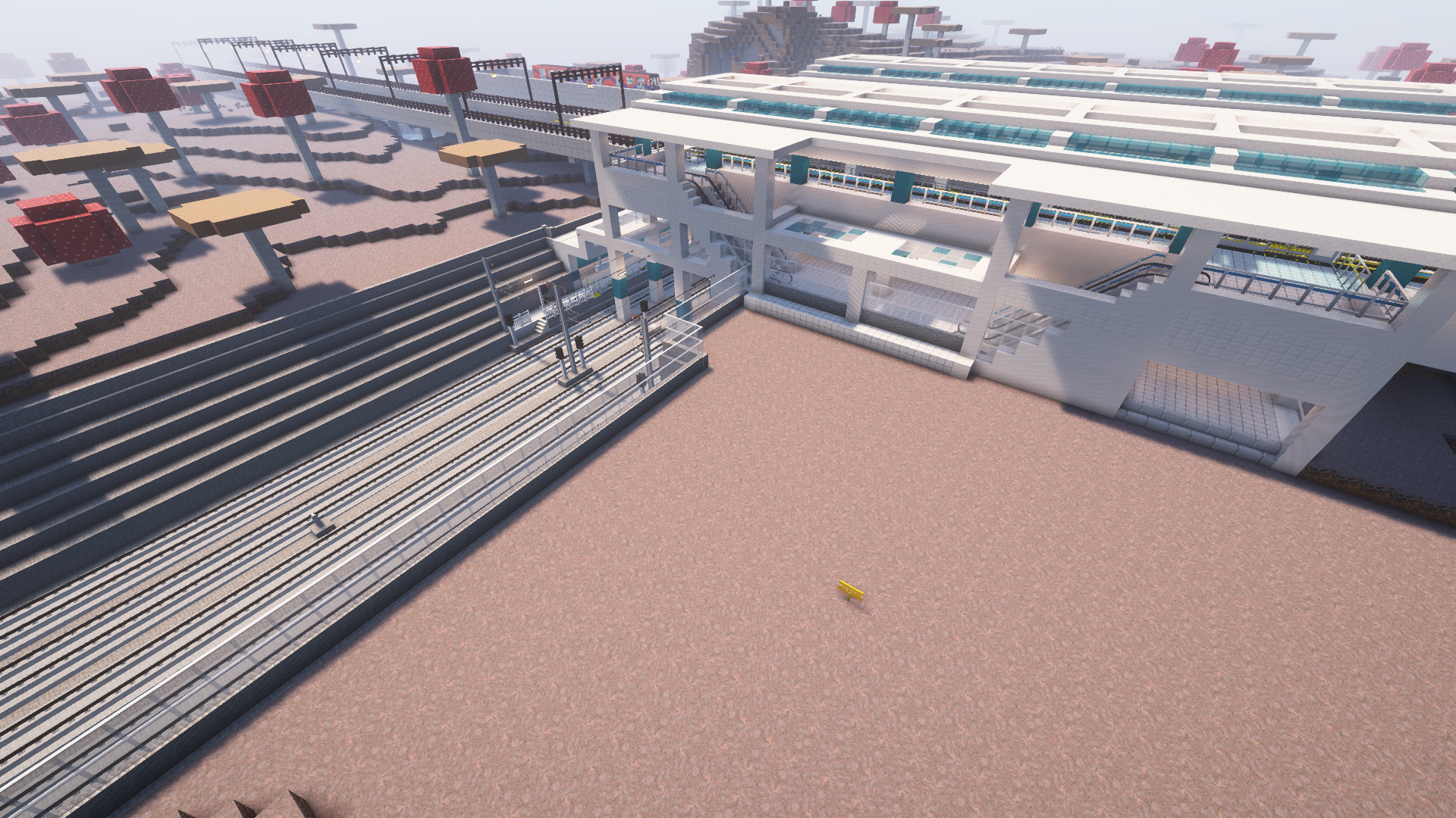 右下这块空地就是未来科里考斯交通新线的站台区域